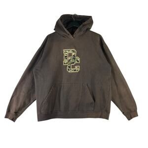 Vintage DC Camouflage Pullover Hoodie Large